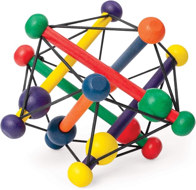 Manhattan Toy Skwish Classic Gryzak, Wielokolorowy, 15 x 15 x 15 cm; 95 g