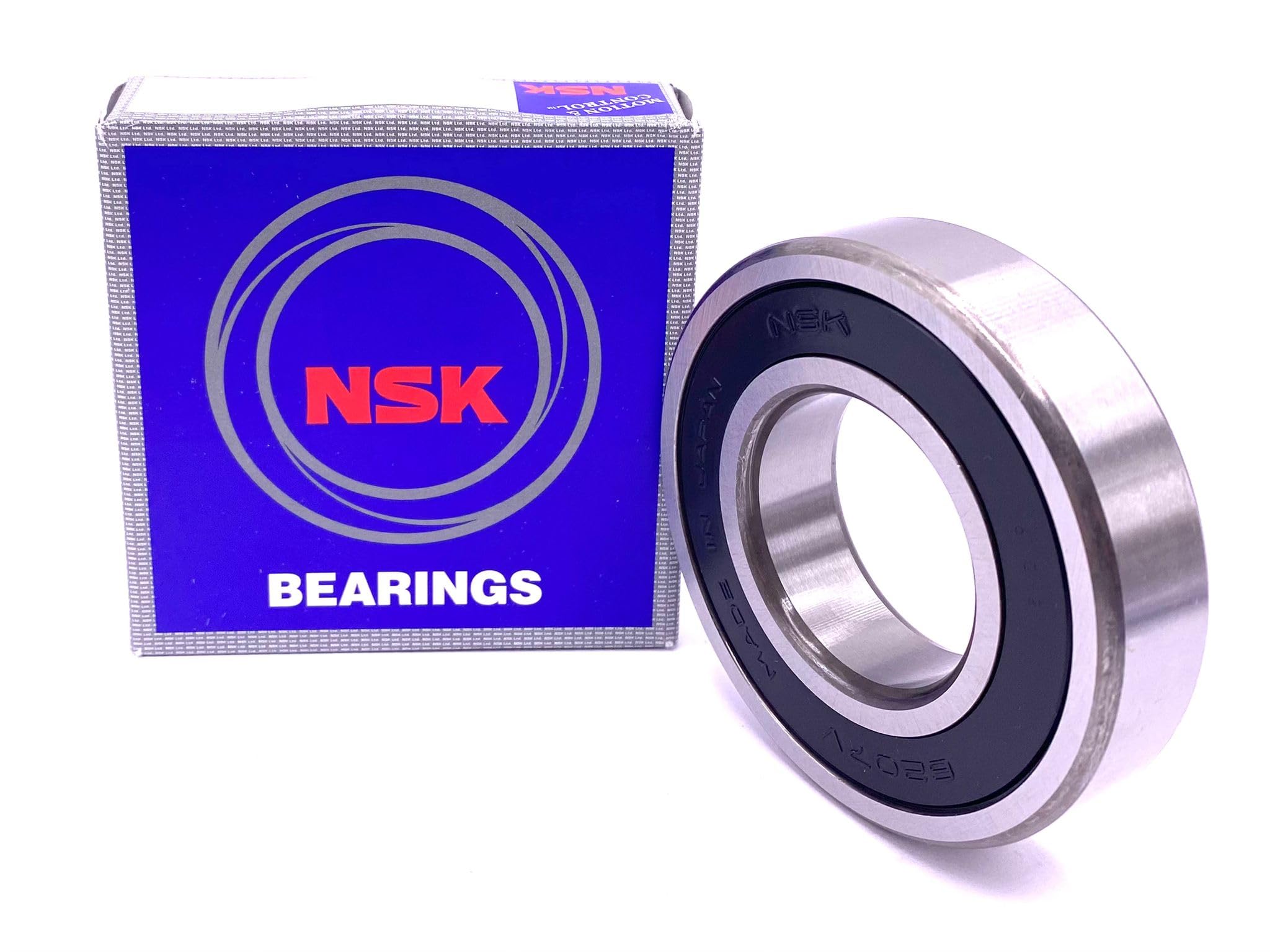 NSK Japan 6207 VV Deep Groove Ball Bearing, Rubber Sealed 35x72x17
