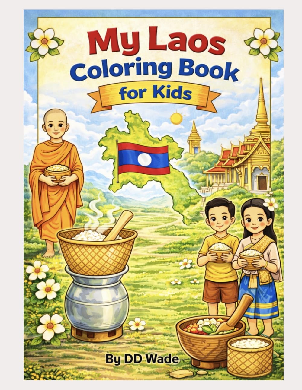 My Laos Coloring Book