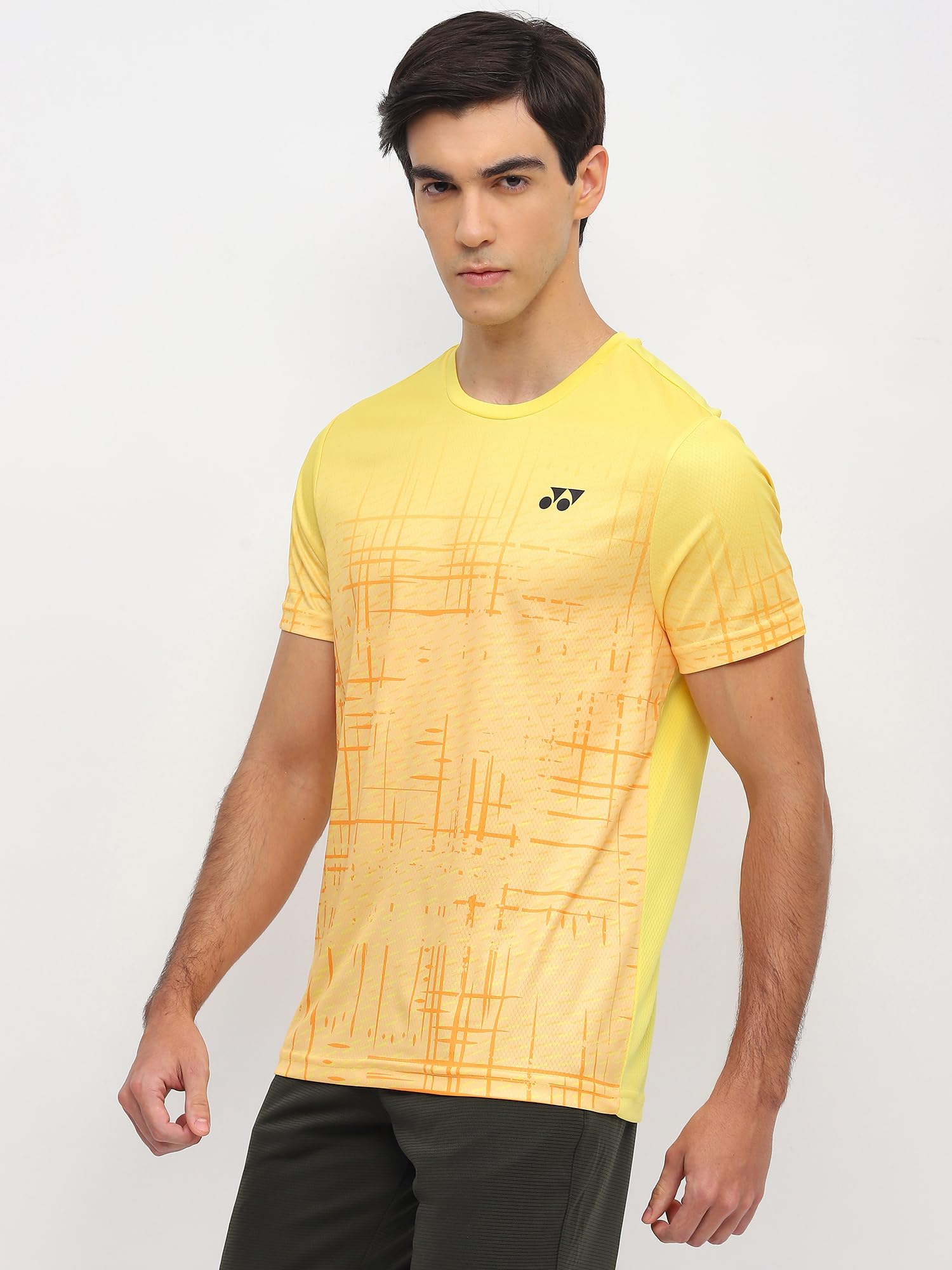 YONEX Badminton Apparel Tshirt Round Neck M 2968 Lemon Zest M