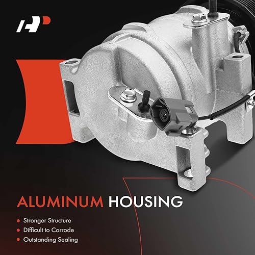 Miniatura 3 de A-Premium Compresor de AC con embrague compatible con Mazda 3 2.3L 2007-2009, 6 2.3L 2006-2007, turboalimentado