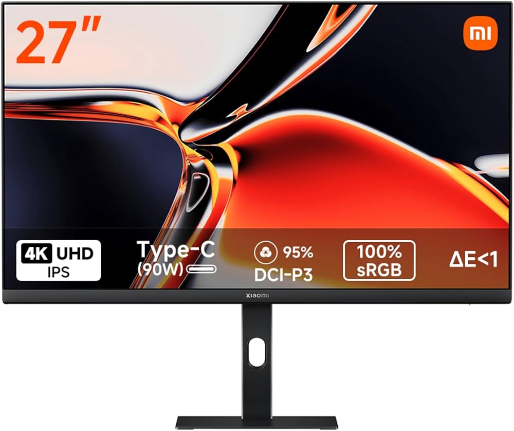 Amazon.co.jp: Xiaomi 4K Monitor, A27Ui, 3840x2160, UHD Image