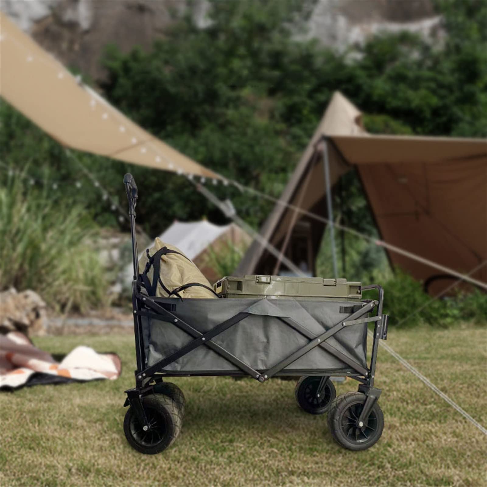 Amazon.co.jp: キャリーワゴン スポーツ折りたたみ式屋外 