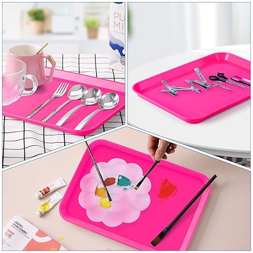 Miniatura 17 de JMU Bandejas dentales autoclavables, bandejas de plástico dentales para instrumento blanco, 13.25" X 9.75", tamaño B