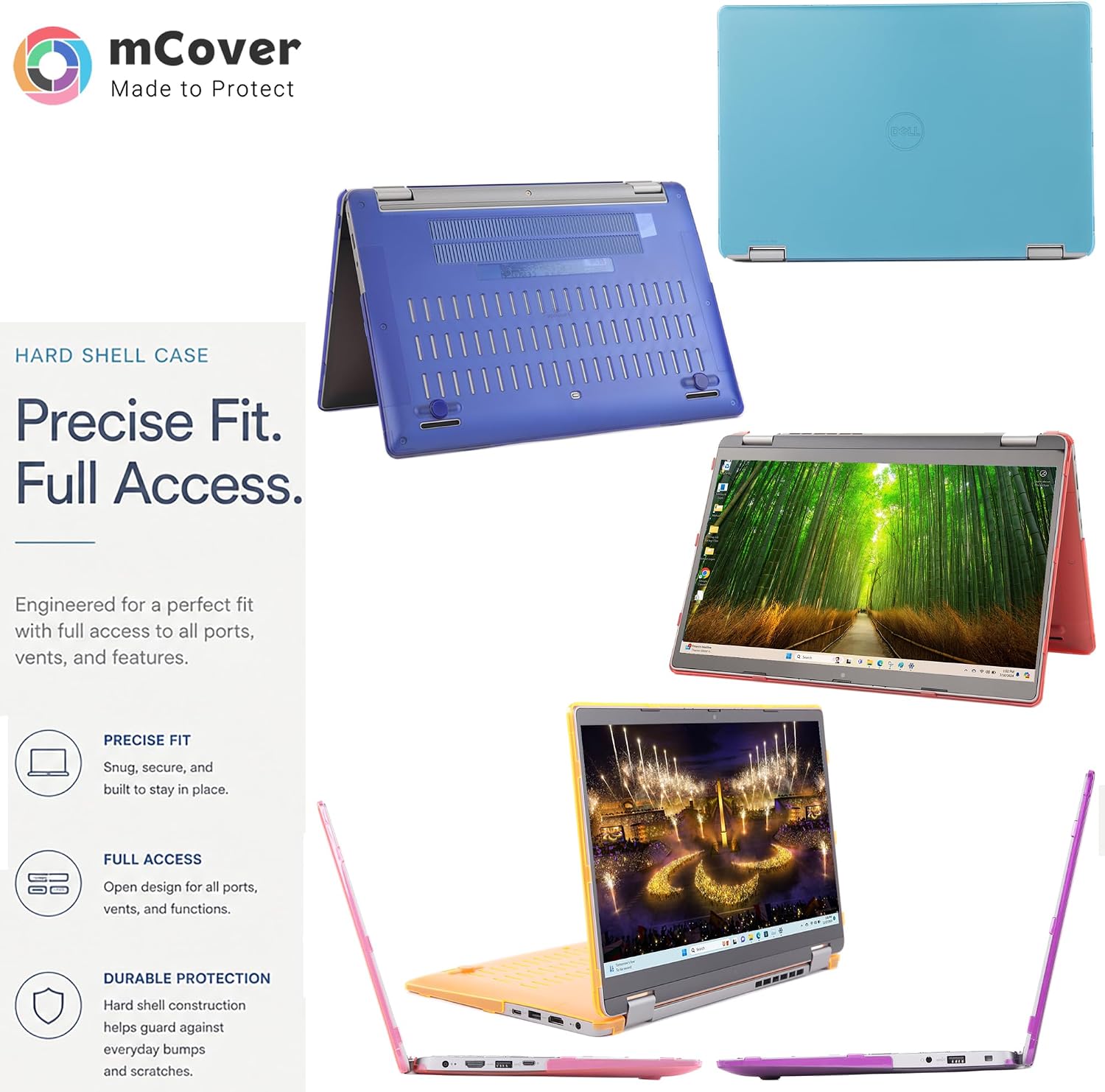 mCover Case ONLY Compatible with 2023-2024 13.3" Dell Latitude 3340 Series Laptop or 2-in-1 Windows Notebook Computer (NOT Fitting Any Other Dell Models) - Clear image 4