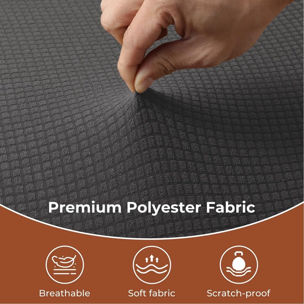 Elastic Rv Dinette Cushion Covers, Machine Washable And Universal Fit, Stretchy Loveseat Sofa Protectors, Rv Bench And Backrest Cushion Covers