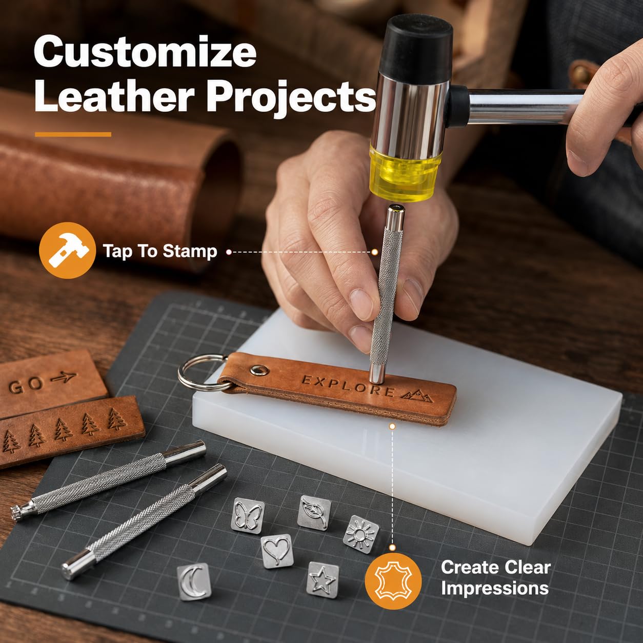 Leather Stamping Tools - Beginner Kit -2