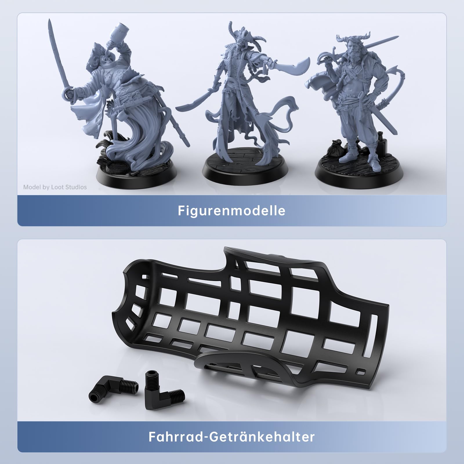 ANYCUBIC Standard Resin V2 1000g, 3D Drucker Resin, 405nm LCD SLA Rapid UV Aushärtung Resin, Hochpräzises und schnelles Photopolymer Harz für LCD/DLP/SLA 3D Druck, HD Grau