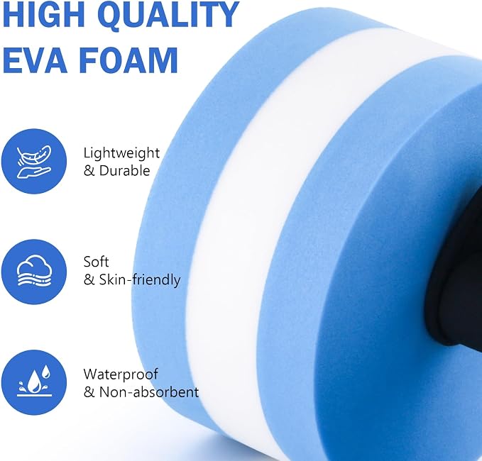 Pesas de agua para ejercicio en piscina 2 piezas miniatura 4