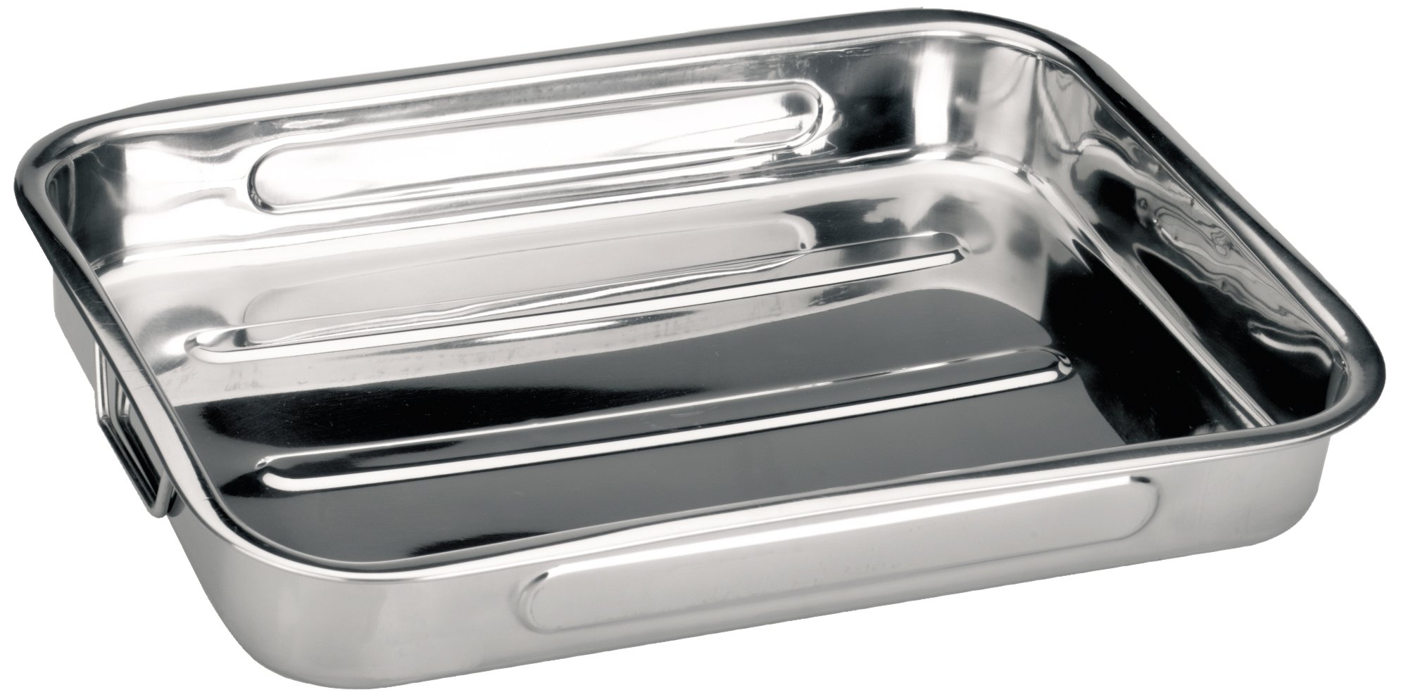 Ibili 651860 - Rustidera Inox con asas abatibles 63x45x7,5 cm Bistrot