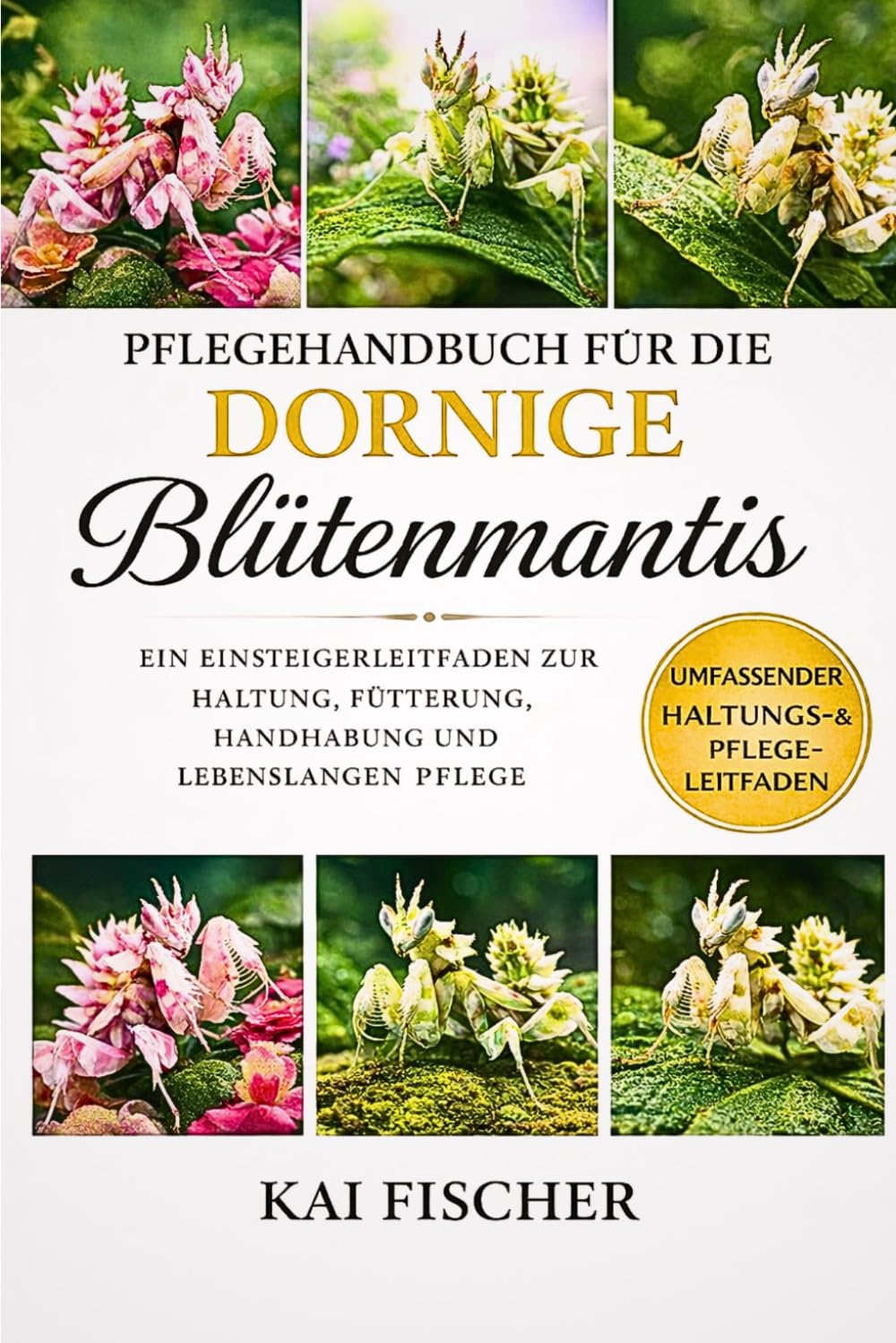 Pflegehandbuch für die Dornige Blütenmantis: Ein Einsteigerleitfaden zur Haltung, Fütterung, Handhabung und lebenslangen Pflege