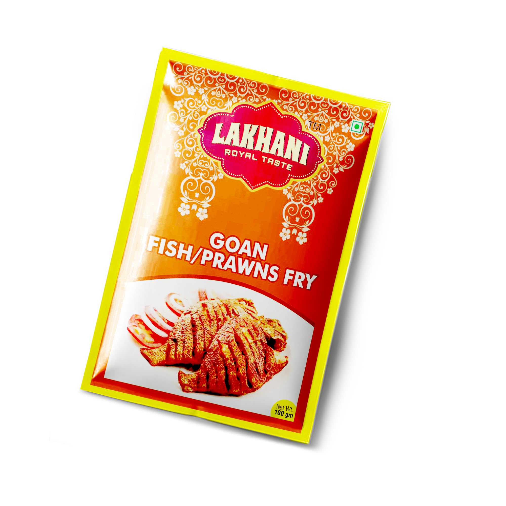 LAKHANI NonVeg Fish Fry Masala - 100gm Unique Blend of Spices Rich Taste Spice for Regional & Traditional Recipes