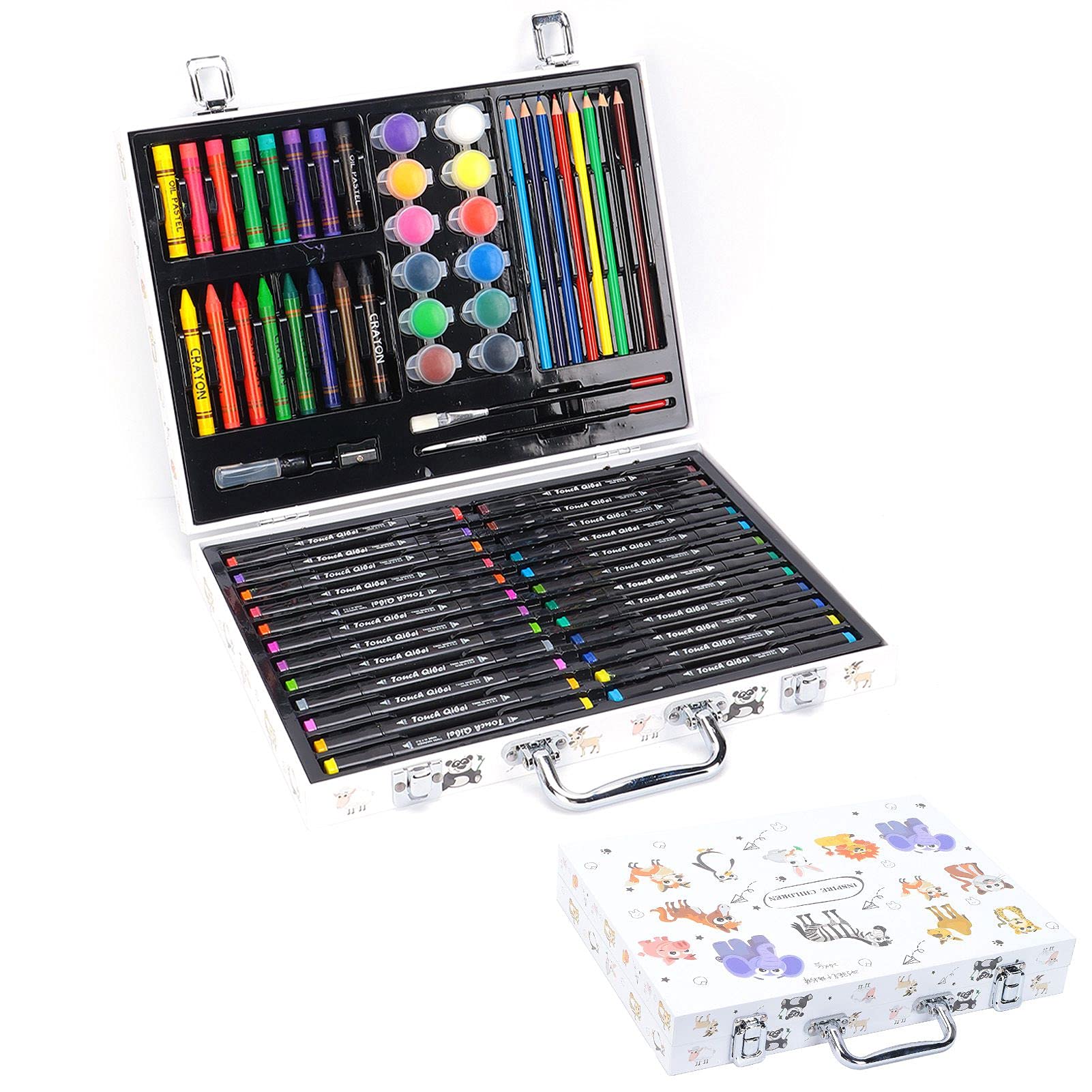 Kit di pittura Pennarello colorato Schizzo a matita Penna da colorare Vernice acrilica Forniture da disegno per bambini