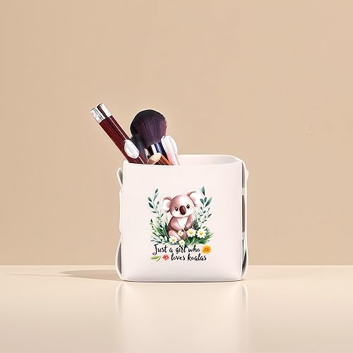 Miniatura 3 de Koala - Soporte para brochas de maquillaje, organizador de escritorio decorativo para guardar joyas, lápices, lentes, regalos temáticos para los