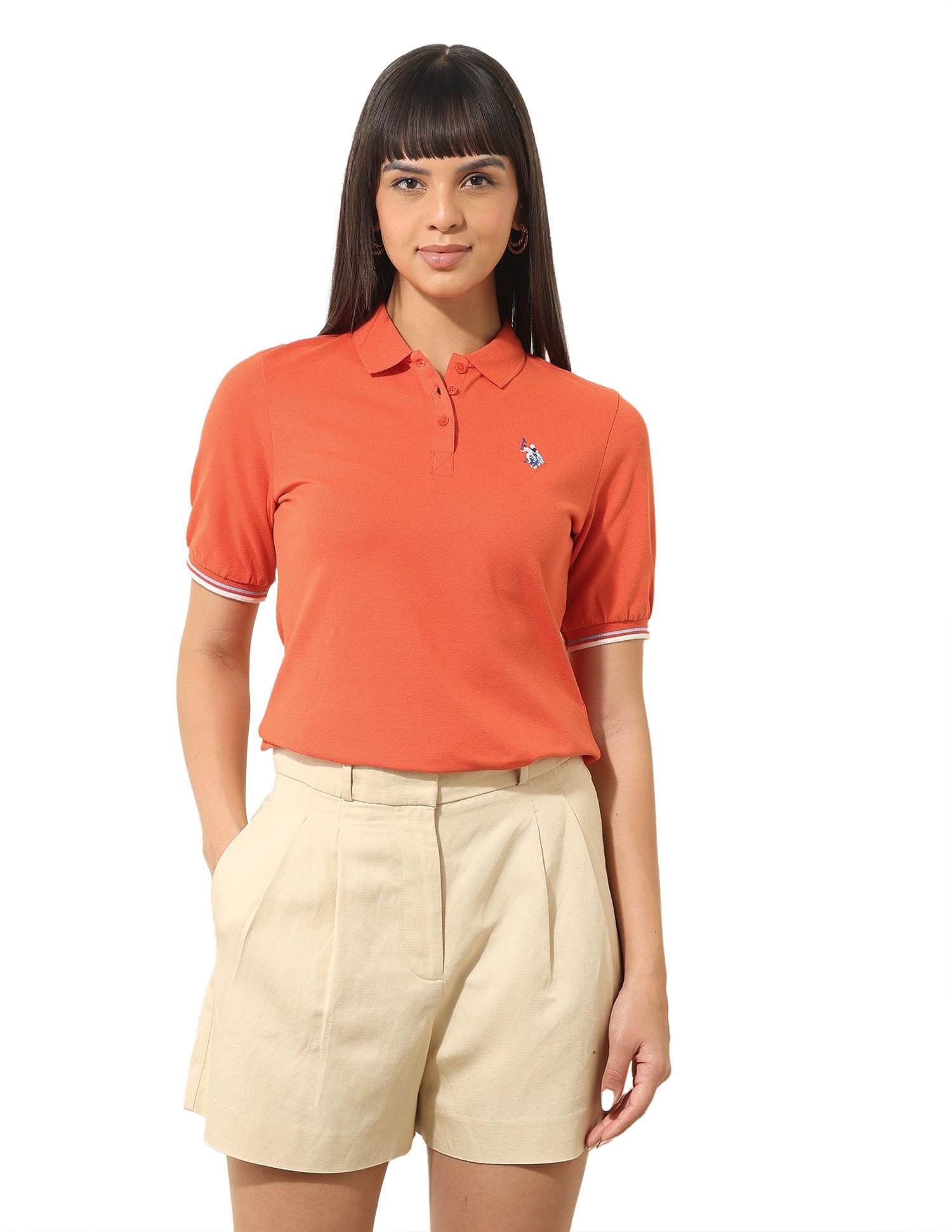 Buy U.S. POLO ASSN. Regular Fit Solid Polo Shirt