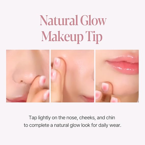 Espoir Bare Glow Lip Balm #1 Ditto Pink | Natural Sheer Color Moisturizing Lipstick, Comfortable Finish, Nourishing & Long-lasting Hydration, Cruelty-Free, Korean Makeup, 0.1 oz.
