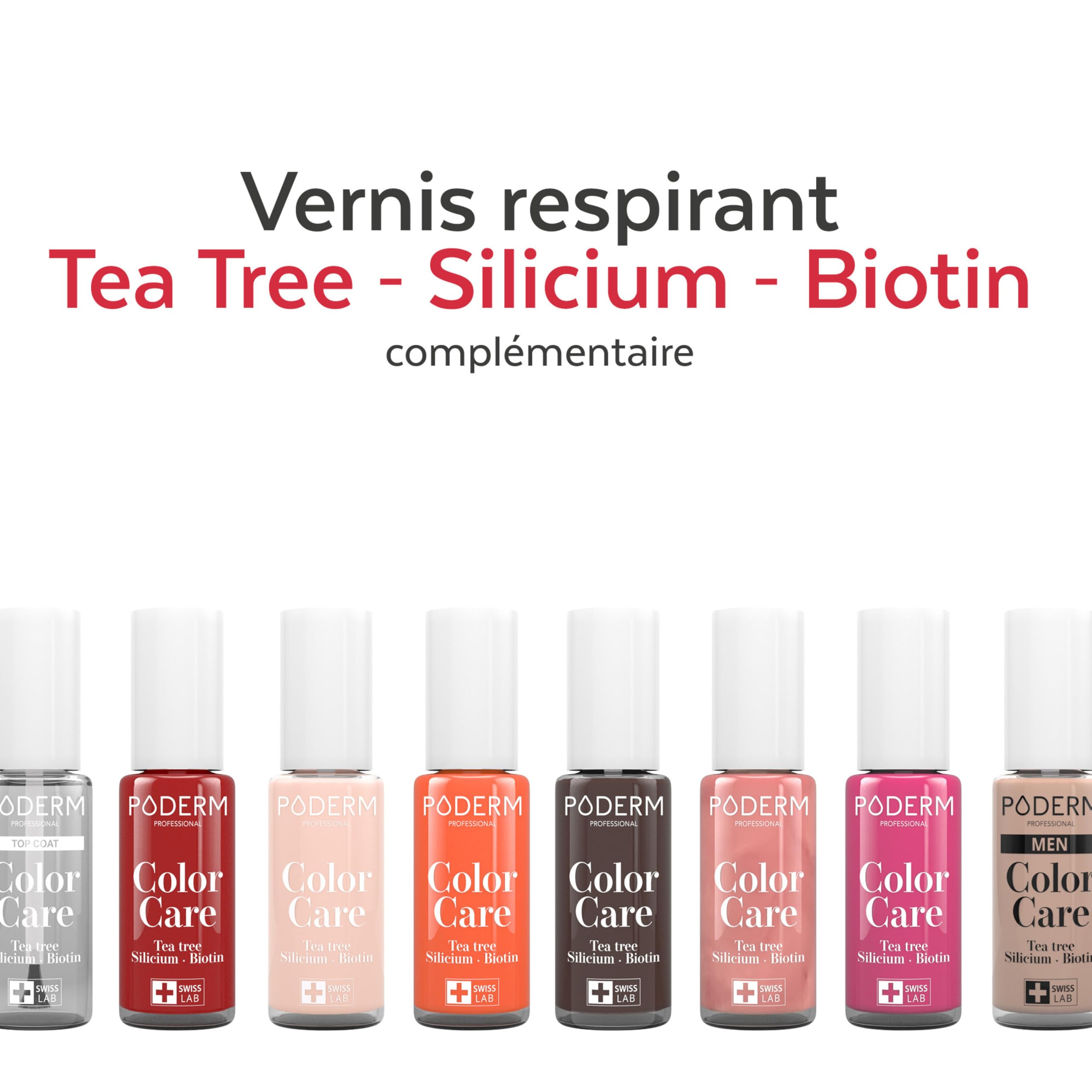 PODERM - ONGLE RONGÉ SOIN CROISSANCE BIO | Aux plantes fortifiante et stimulante de la pousse | Adultes et Enfants | Soin professionnel pied/main | Facile & rapide | Swiss Made