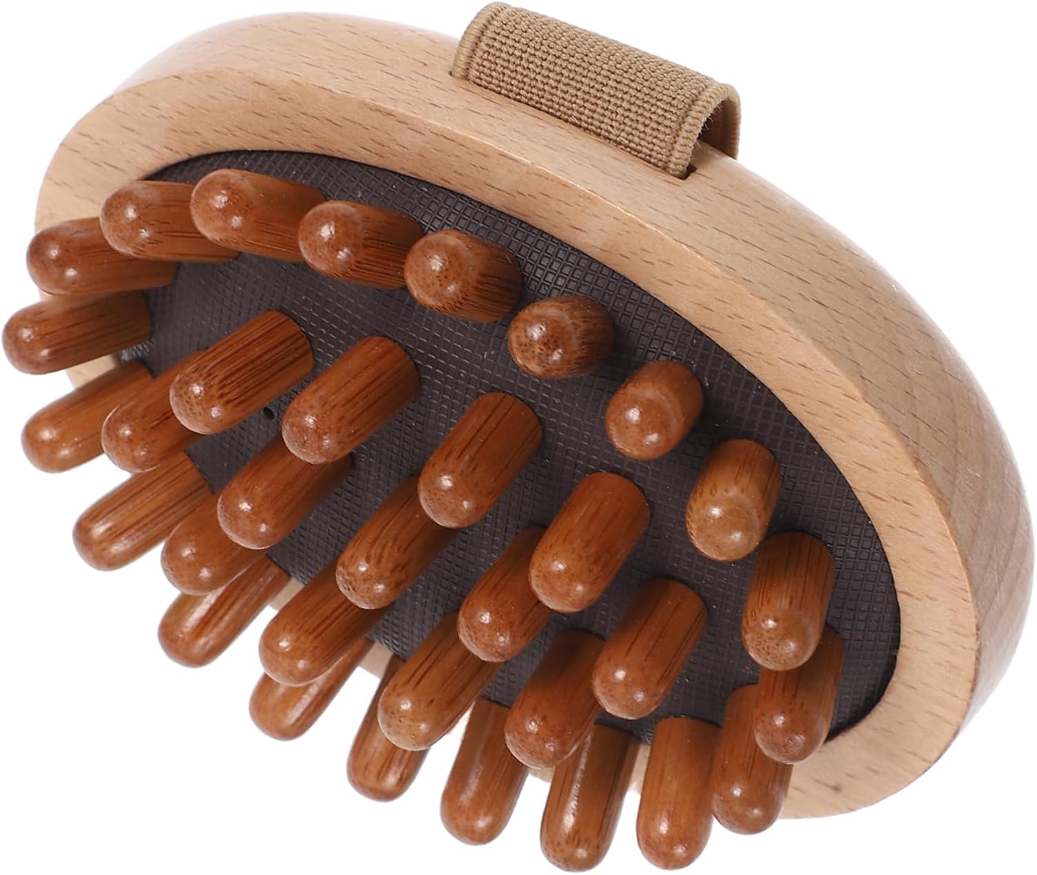 Wooden Scalp Brush Handheld Meridian Massage Tool for Relaxation and Fatigue Relief for Neck and Back Use Compact and Easy to Clean