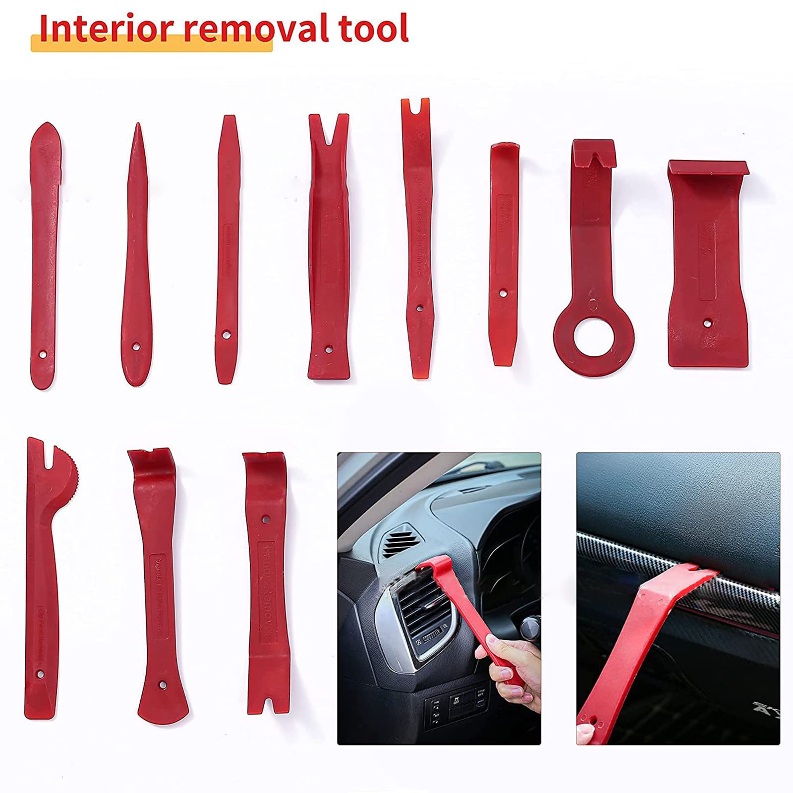 Shurhome Car Nylon Disassembly Seesaw Conversion Tool Door Clip Panel Trim Removal Tool Automobile Radio Removal Pry Tools