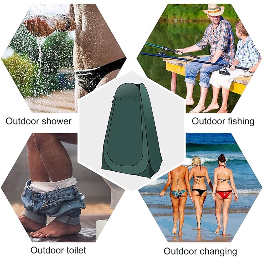 Toilettenzelt Pop Up Pop-Up-Zelt Sichtschutz-Duschzelt Vollständig Tragbare Toilette Automatisches Pop-Up-Campingzelt Mit Transporttasche