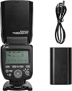 YONGNUO YN690EX-RT Wireless Flash Speedlite, GN60 TTL HSS 1/8000s Optical Master and Slave Camera Flash for Canon, 2000mAh Li-ion Battery with Type-C Charging Interface