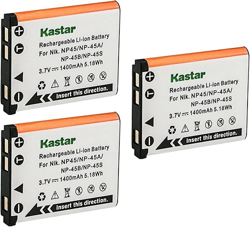 Miniatura 4 de Kastar Batería FNP-45 de repuesto para Fujifilm FinePix JX520 inePix JX530 FinePix JX540 FinePix JX550 FinePix JX560 FinePix JX580 FinePix JX590
