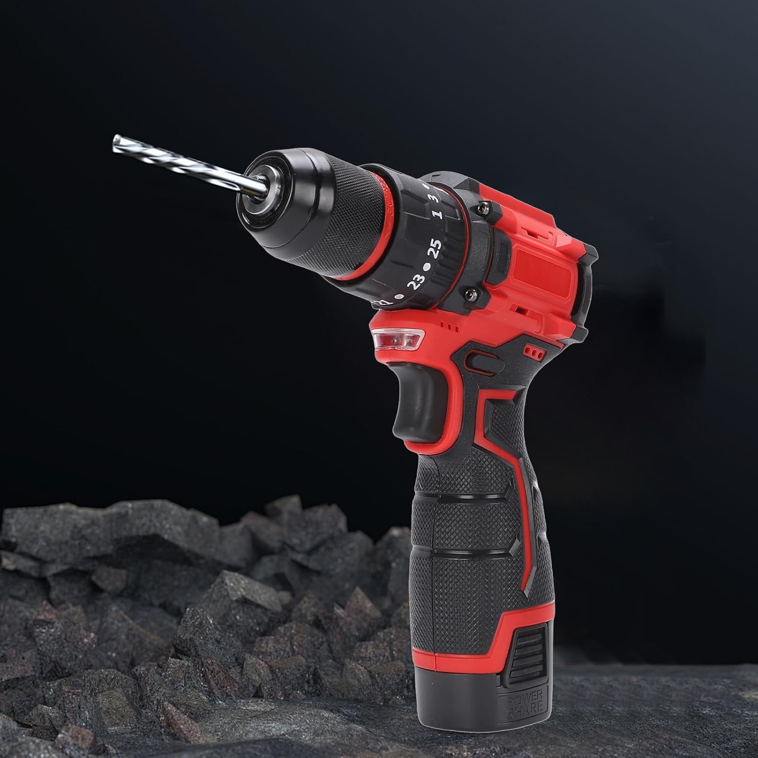 Garosa 16.8V Cordless Drill Driver Impact Driver Combo Kit, 550W Power 1350r min Speed 30N 40N Torque with LED Light and 3X1300mAh Batteries, for Furniture Assembly Cabinet Making (#2)