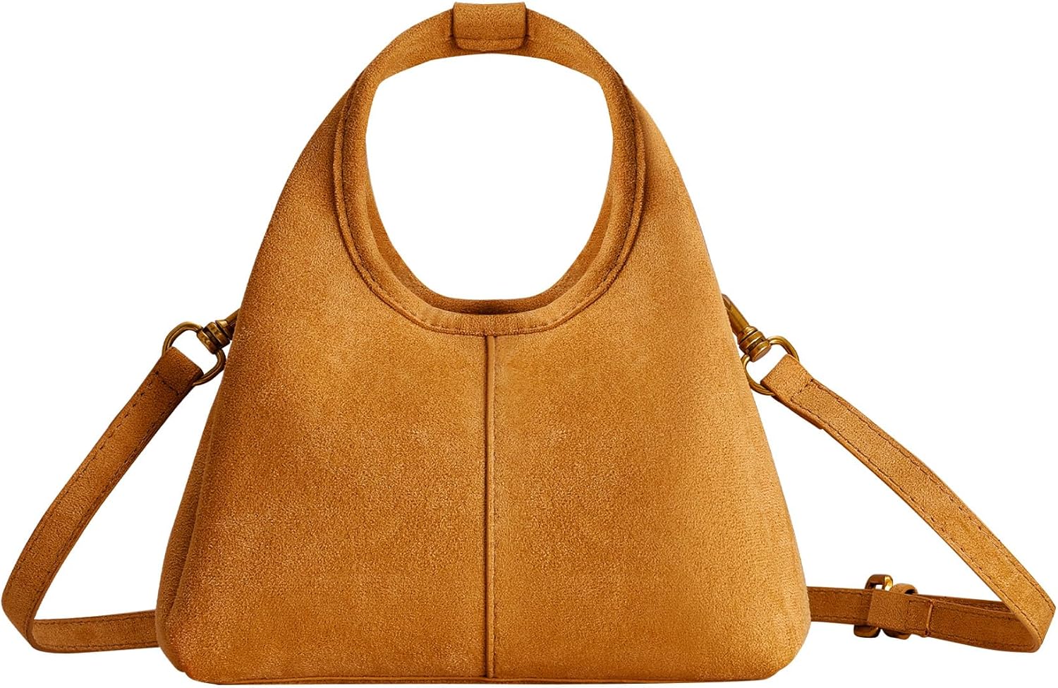 Women's Suede Bag Small Top Handle Handbag Satchel Purse for Women Trendy Designer Shoulder Handbag