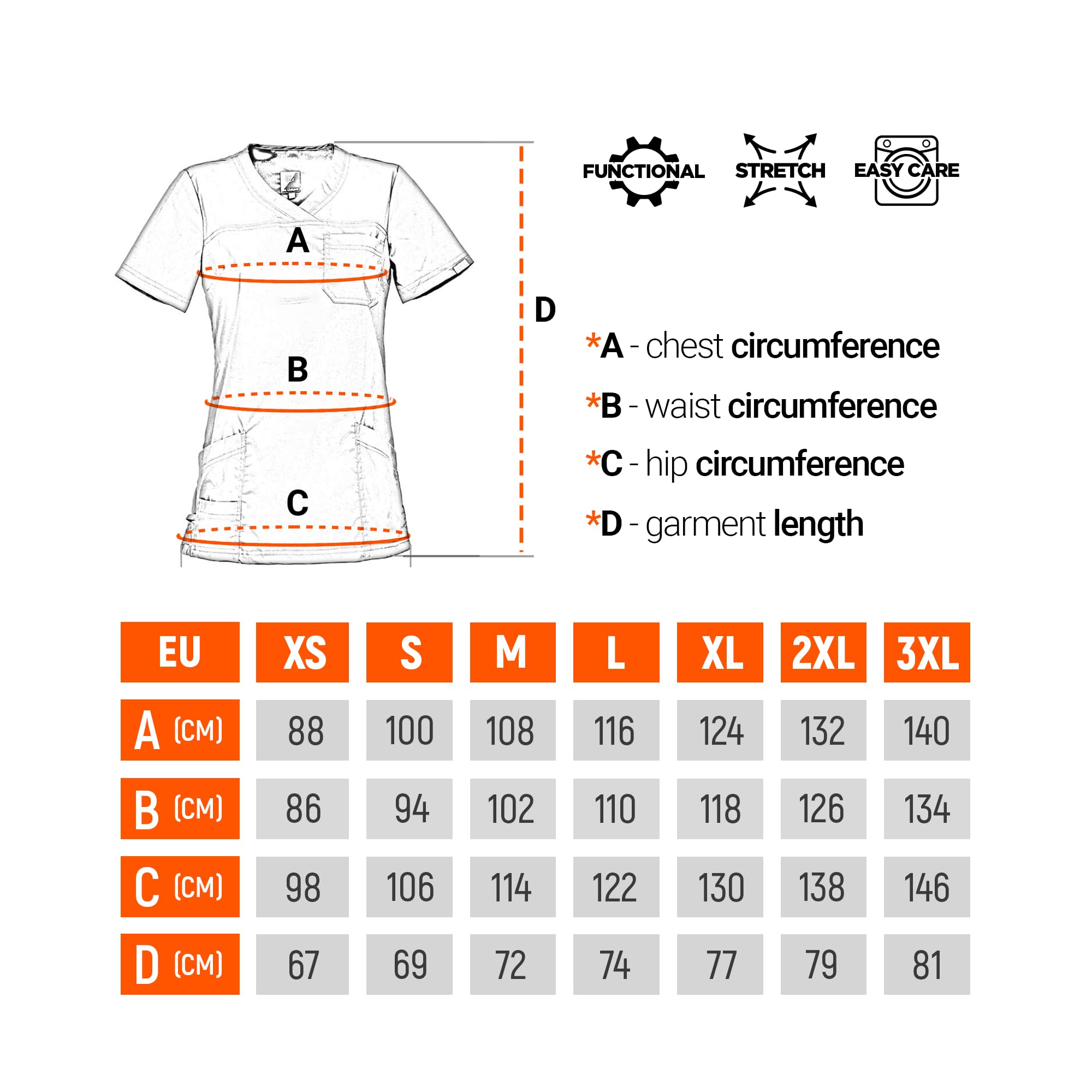 Túnica elástica con Cuello en V para Mujer Victoria, Uniforme médico de enfermería, Túnica Antideslizante, Top de Manga Corta, Chaqueta de Chef, Uniforme de Chef con Spandex
