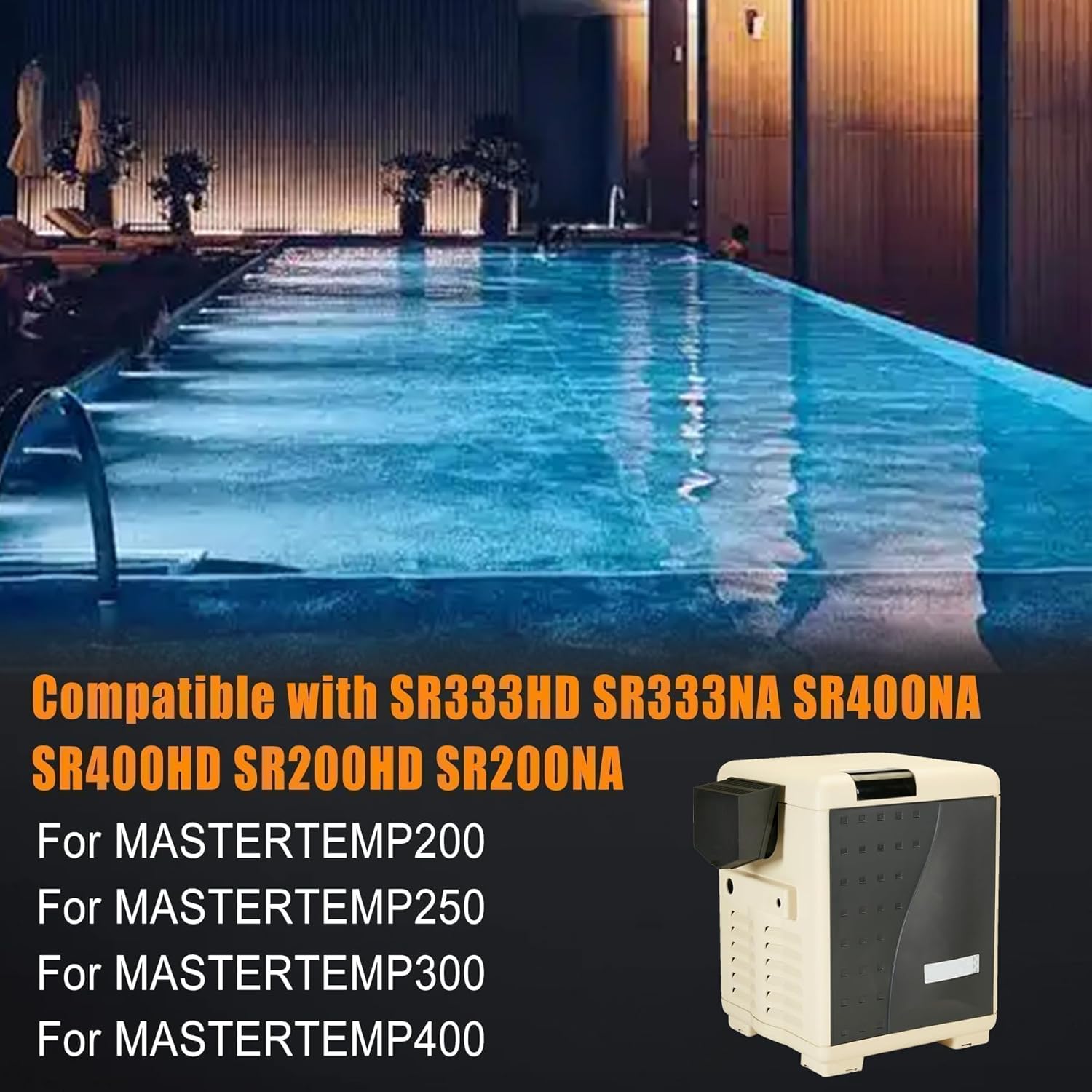 42002-0007S Control Board Kit 461105 with 472610Z Switch Pad Compatible with Pentair MasterTemp 400/300/250, with Sta-Rite Max-E-Therm SR400/SR333/SR200