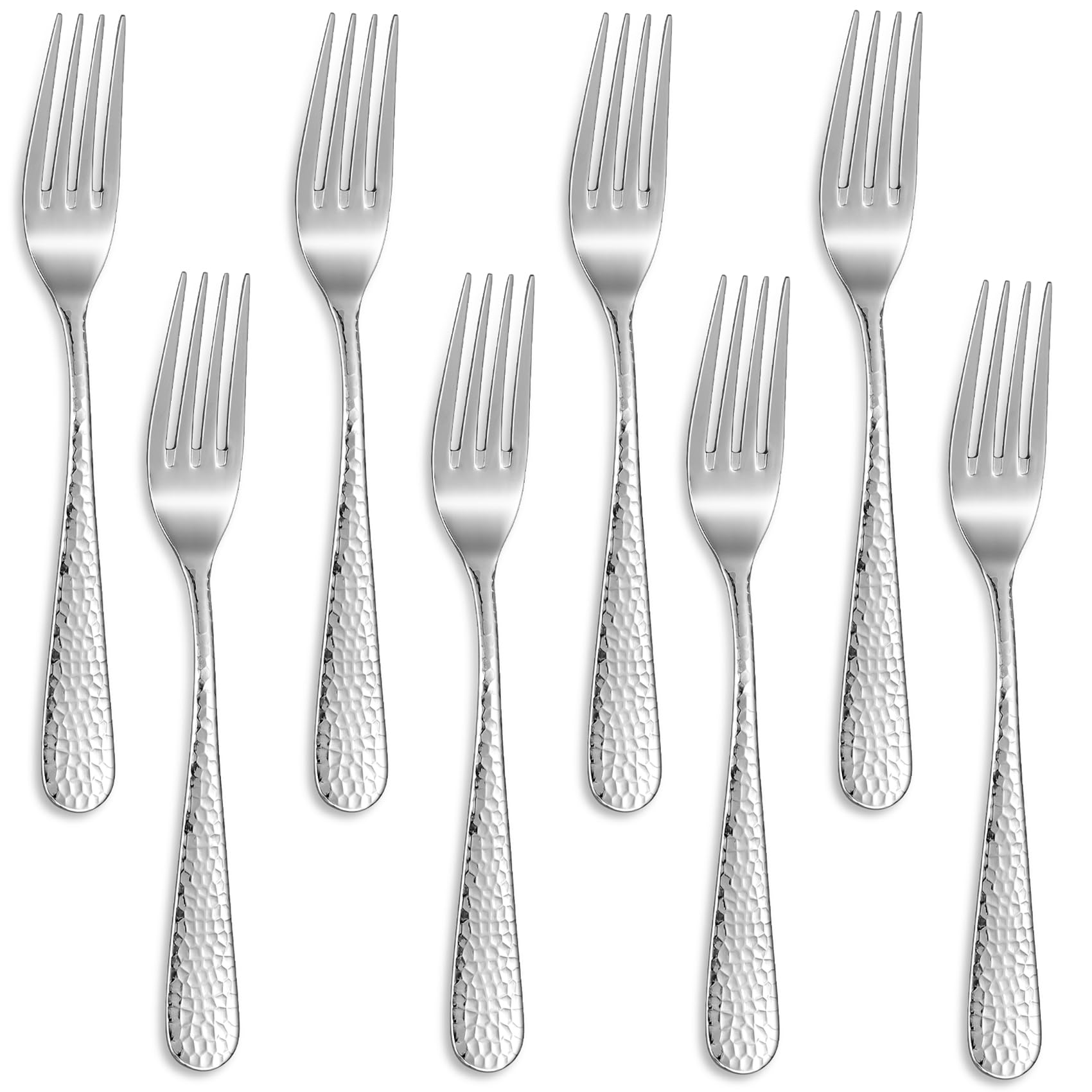 KEAWELL Louise Hammered Fork Set - 4 Piece -12