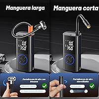 Vista 4 de OlarHike Inflador de Neumáticos Compresor de Aire Portátil, Sistema Inteligente de Doble Manguera, Bomba de Aire Automática de 160PSI