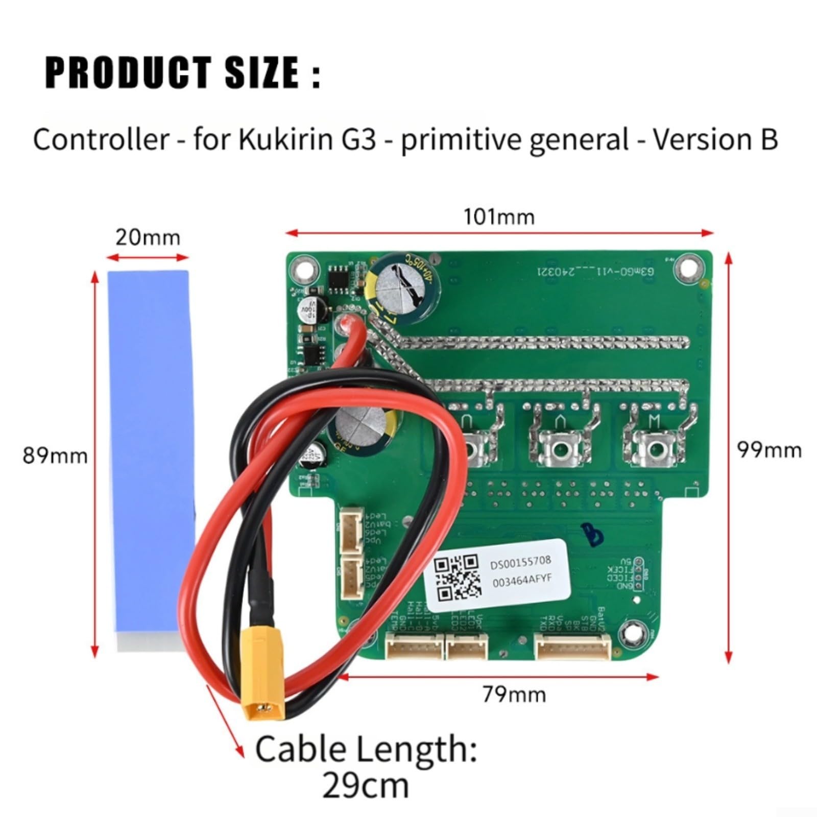 NexRen Contrôleur PCB de rechange pour scooter électrique Kukirin G3