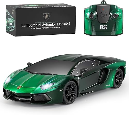 Miniatura 8 de MIEBELY Lamboghini - Auto a control remoto a escala 124, juguete Lambo de 3.7 V, 500 mAh, LP700 de control remoto rápido para niños de 8 a 12 años,