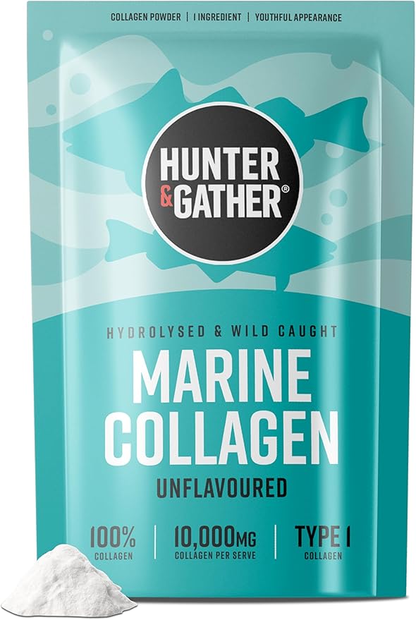 Hunter & Gather Marine Collagen Powder 300g Pure Unflavoured Premium Hydrolysed Wild Caught Hunter & Gather Marine Collagen Powder 300g Pure Unflavoured Premium Hydrolysed Wild Caught