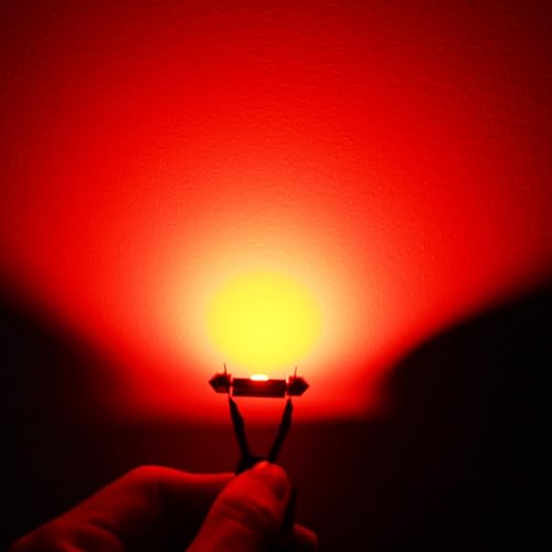 Miniatura 4 de Alla Lighting Xtreme - Bombillas LED de 800lm 6418 6411 Super Bright Festoon 7065 DE3425, repuesto para coches, camiones, matrícula, mapa interior,