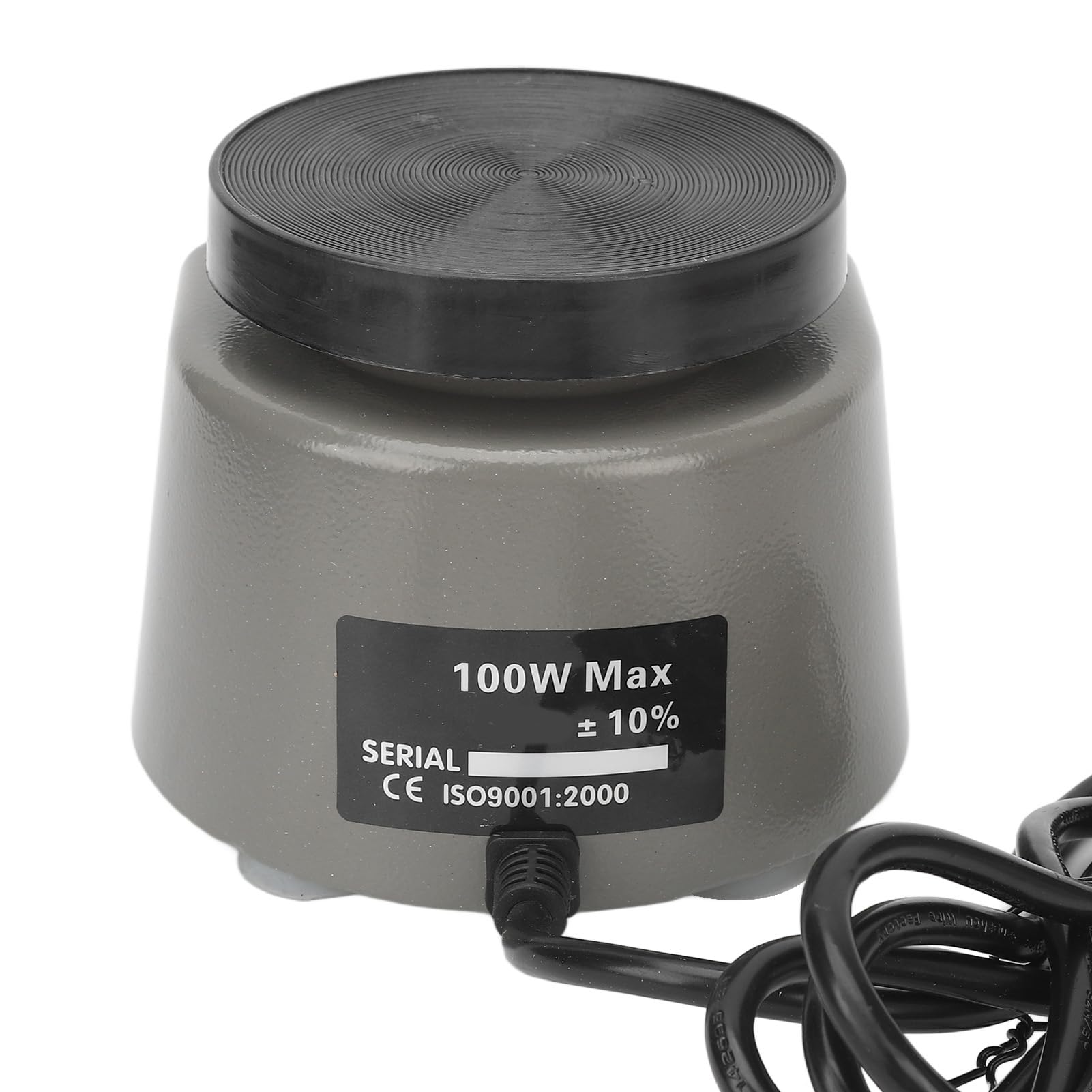 Vibromasseur Dentaire 10,2 Cm Oscillateur de Laboratoire Shaker Rond, Machine D'équipement de Vibrateur de Laboratoire Dentaire pour Mélanger le Plâtre, le Gypse, le Moulage de