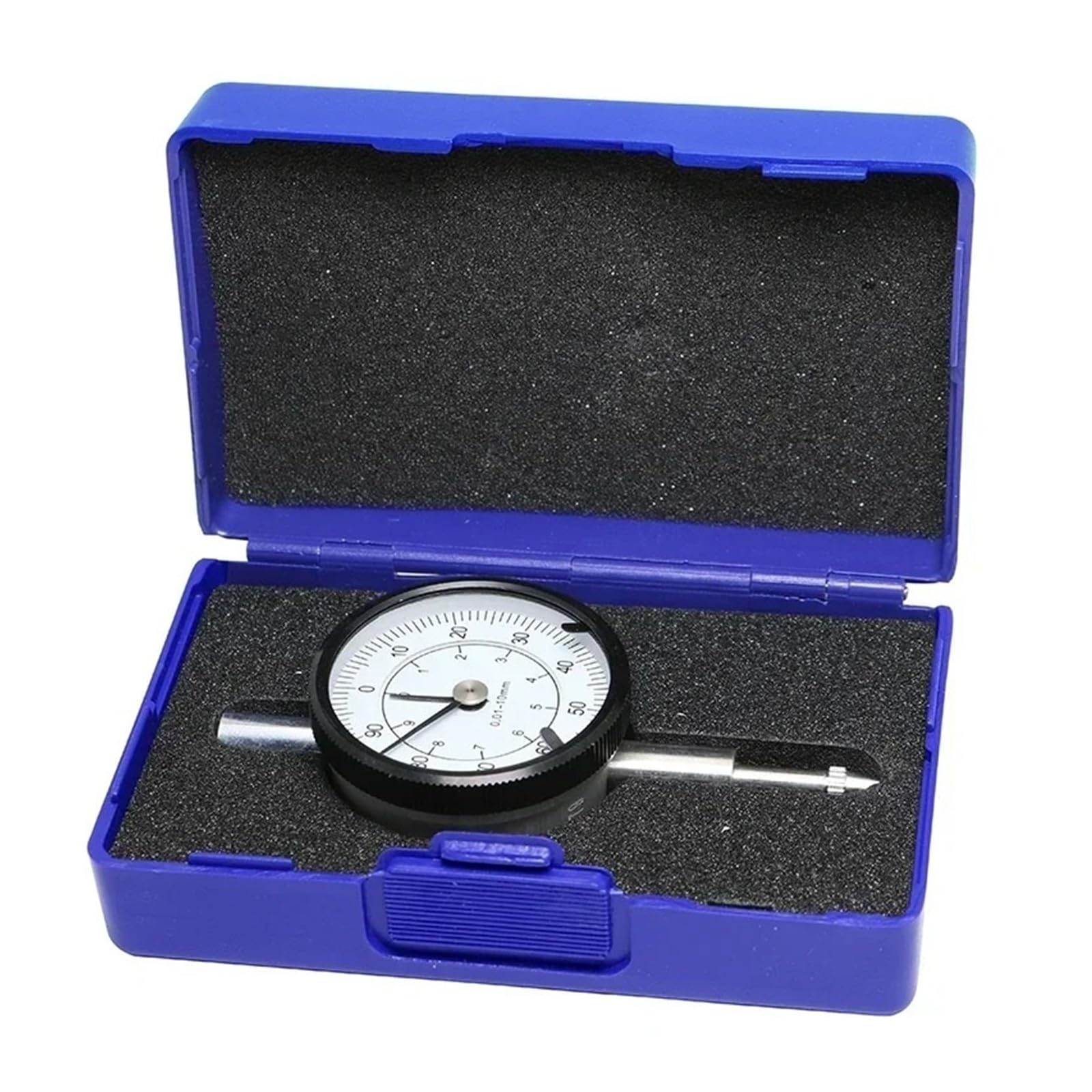 Wskaźnik Zegarowy, Mini metryczny wskaźnik zegarowy o wysokiej dokładności 0,01 mm Narzędzie pomiarowe 0-10(With lug)