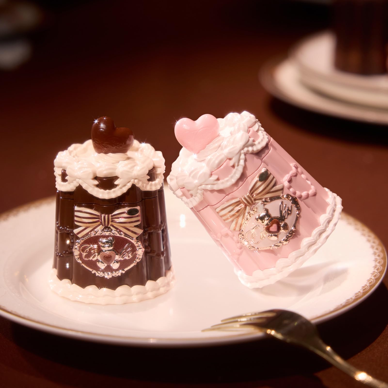 Flower Knows The Sweetie Bear Coating Lip Jelly,Soft Moisturizing Tinted Lip Gloss with Botanicals,Lightweight Non-Sticky Pink Lips Plumper,Cruelty-Free,0.18 oz(): JE06 Strawpop