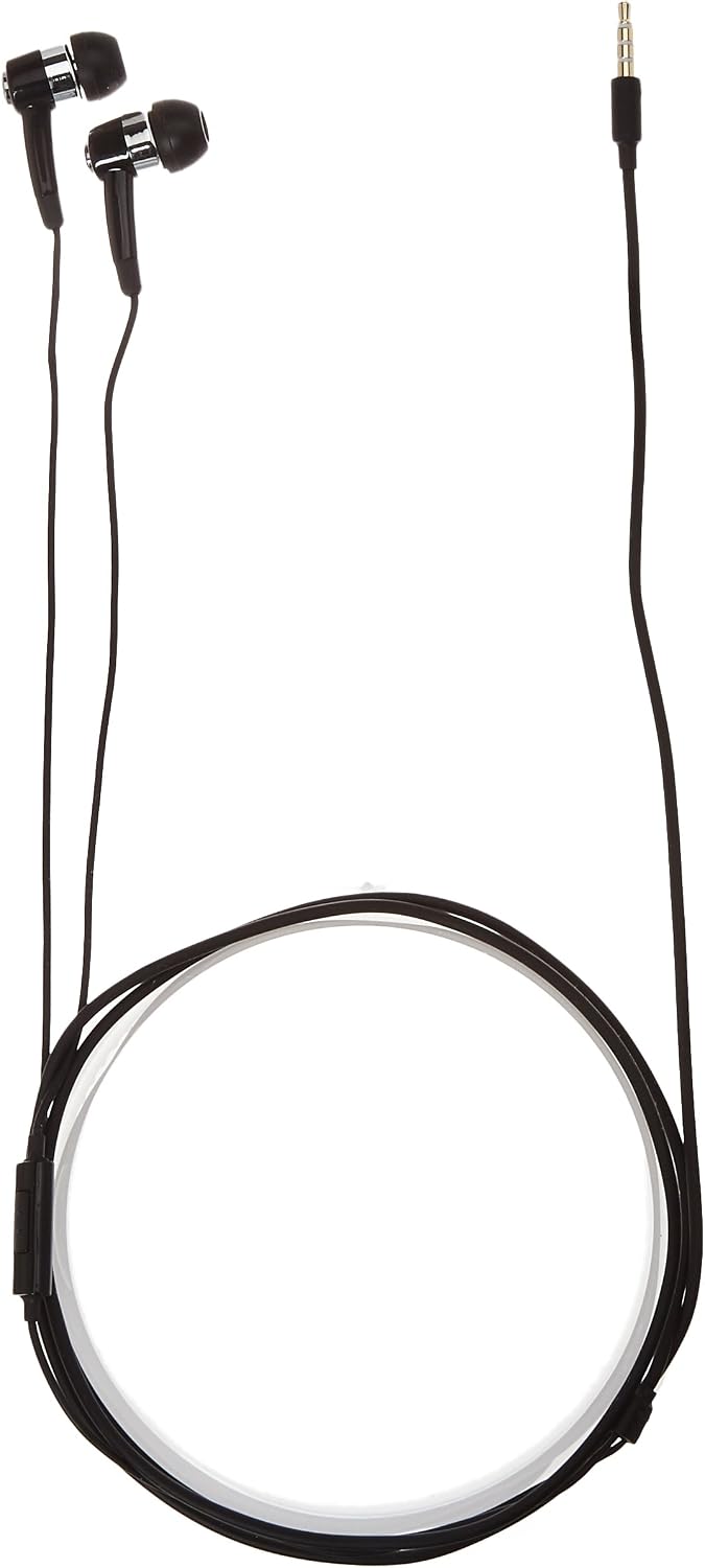 Samsung New Original OEM Samsung EHS44ASSBE 3.5mm Handsfree Stereo Headset Earphones with Mic - Wired Headsets - Non-Retail Packaging - Black (Discontinued by Manufacturer)