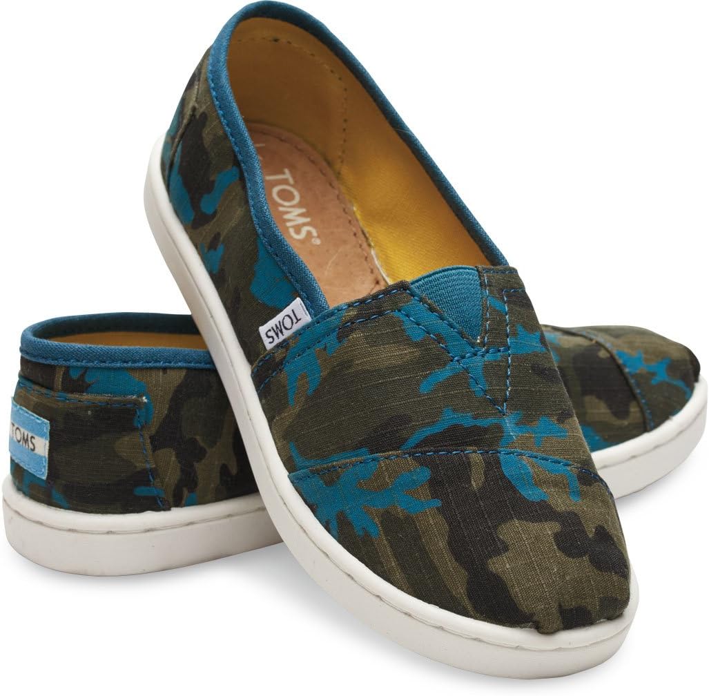 Toms Classics Camo Printed Canvas 10006620 Youth 4.5