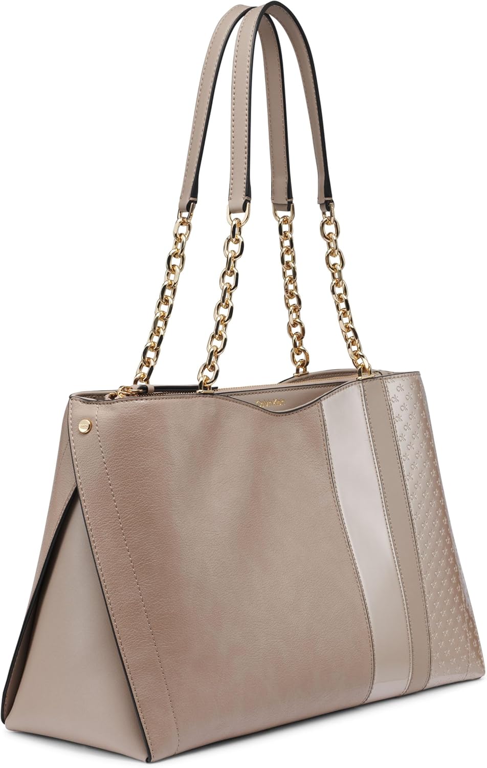 Calvin Klein Women's Nova Triple Compartment Chain Tote