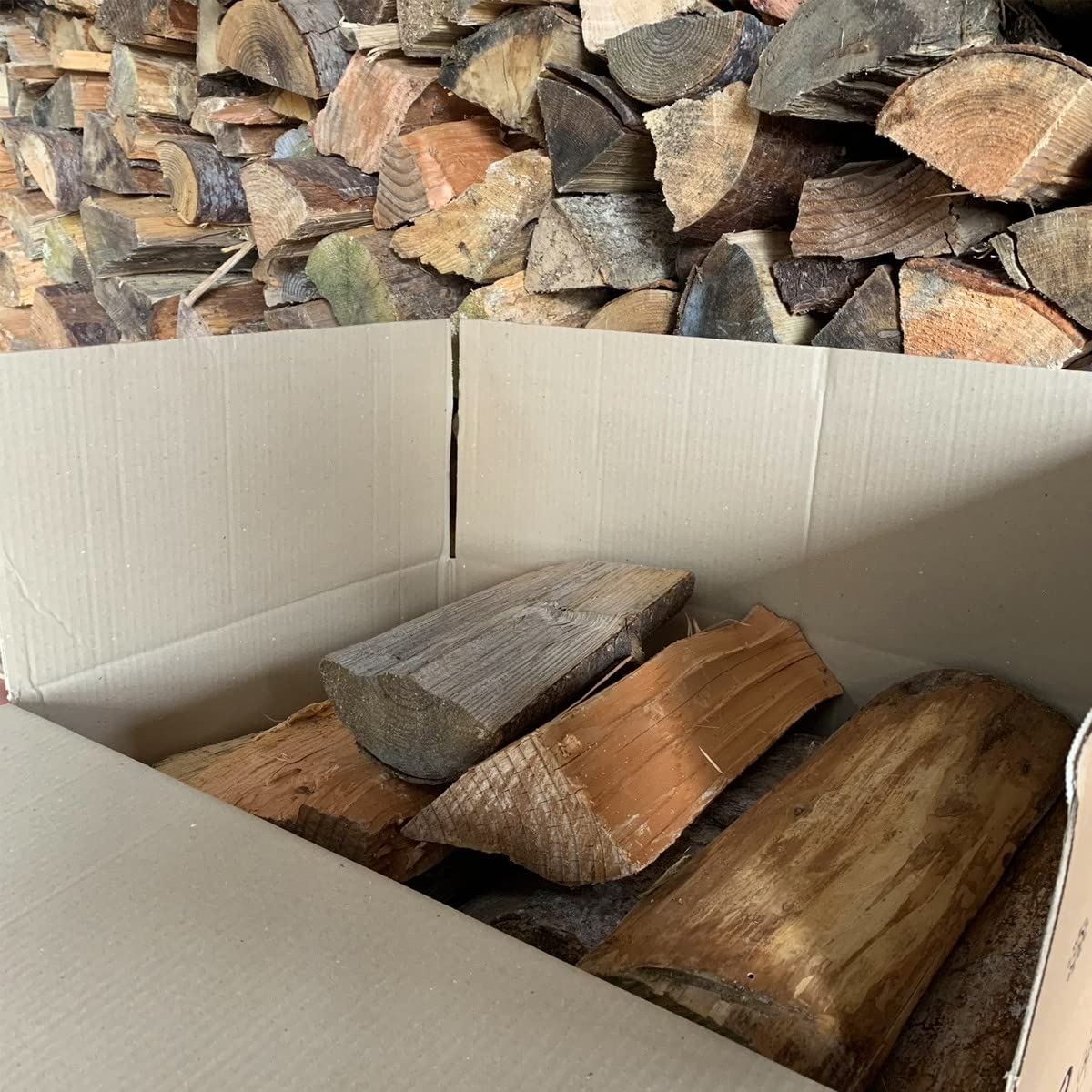 FOREZ - Mix di legna da ardere francese, 25 cm, 28 kg