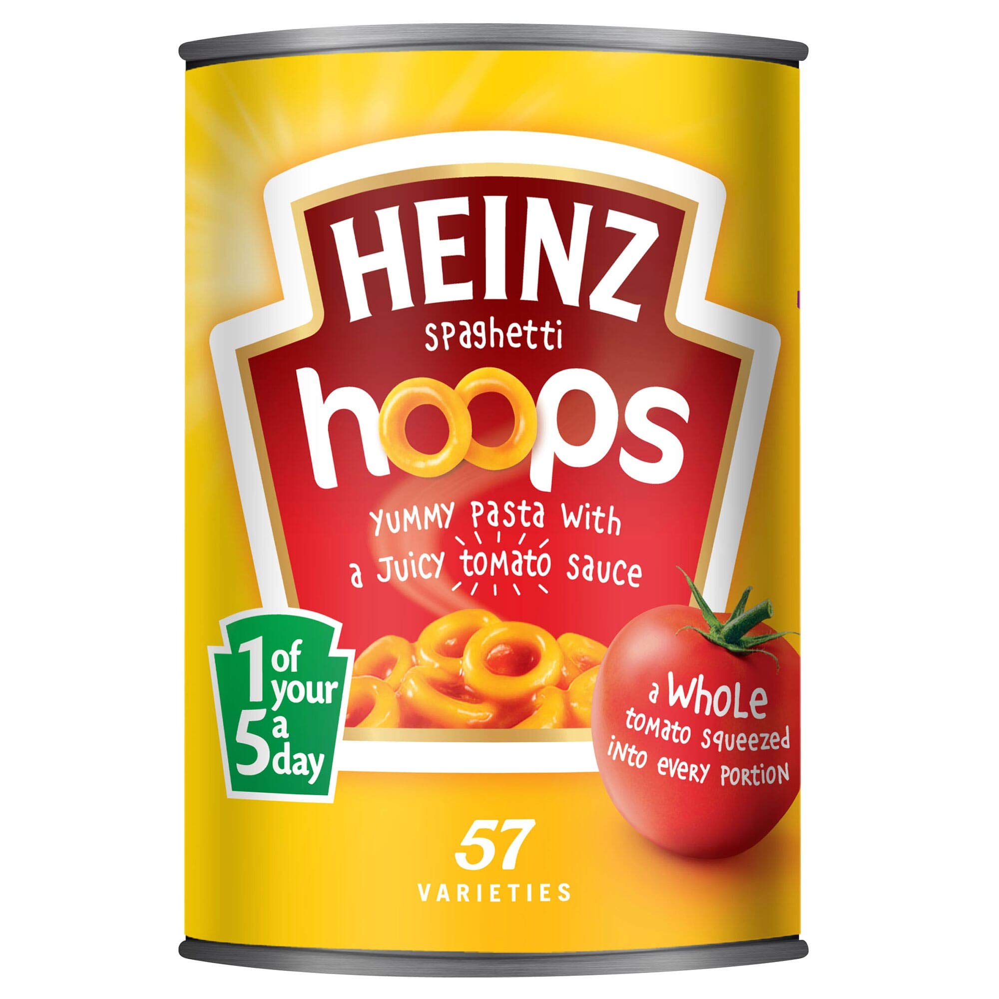 Anneaux de spaghetti Heinz 400g lot de 24 pour repas rapide - 2