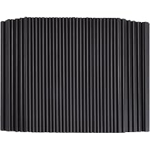 Tomnk 300pcs Straws Disposable, 8.25 Inches Plastic Straws, Plastic Drinking Straws for Tumblers and Ice Coffee