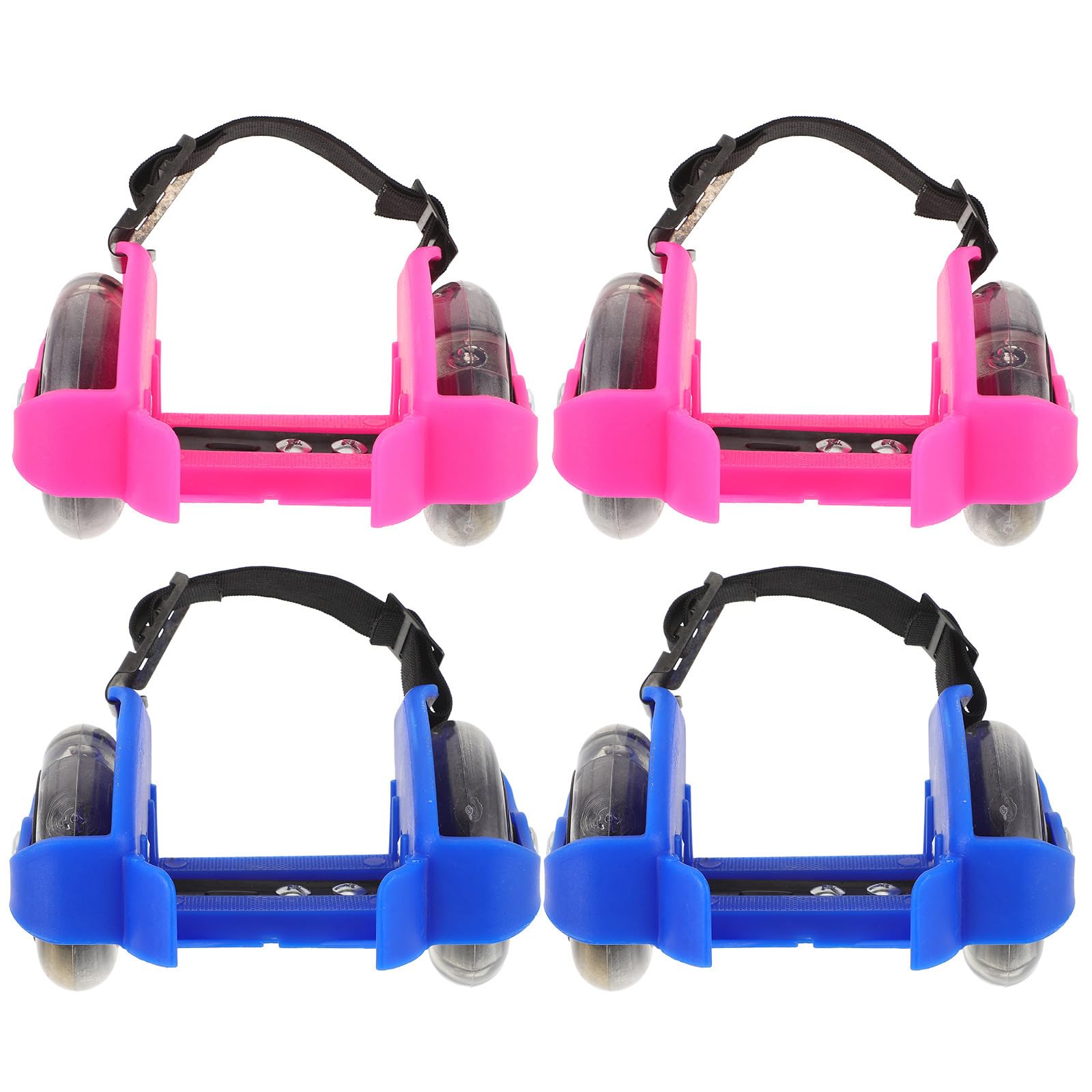 Scarpa da Pattinaggio Regolabile in Pvc, 2 Paia, Ragazzo Ragazza | Scarpa da Skate da Allenamento, Scarpa da Skate per Principianti, Scarpe Roller Bambina, Back To School Party