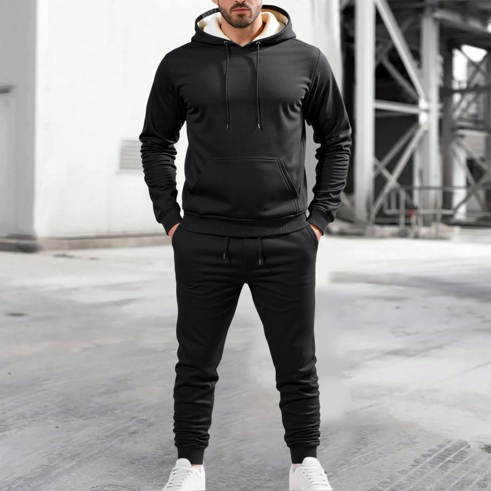Tuta Uomo Completa Tute Da Ginnastica Uomo Tuta Cotone Garzato Xxl Felpate Invernale Felpata Inverno Acetato Tute Da Ginnastica Felpata Xxl Jogging Felpa Acetato Completa Donna Cotone Invernali