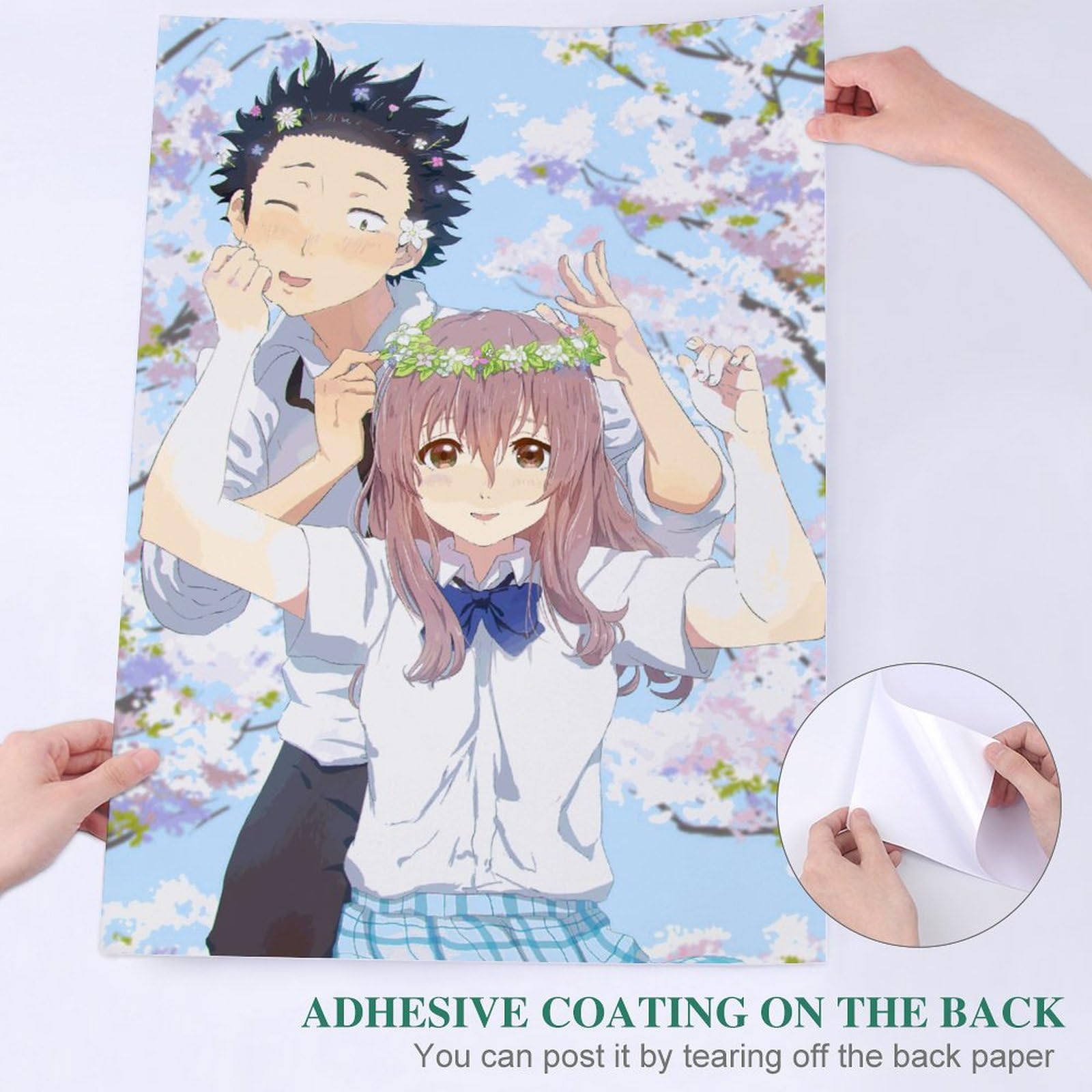 Amazon.co.jp: 聲の形ポスター壁アートアートポスターインテリア