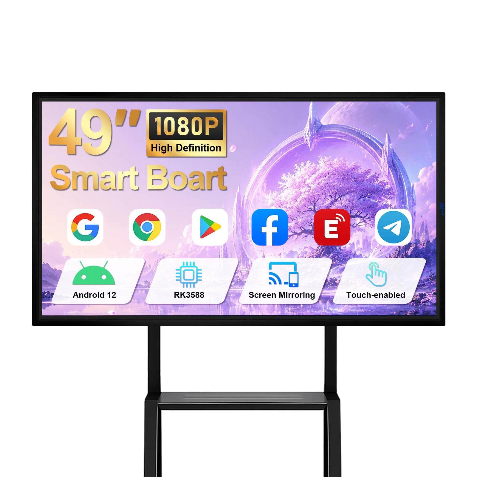 Amazon.com : Smart Board 49 Inch Interactive Whiteboard, RK3588