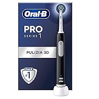 Oral-B Spazzolino Elettrico Ricaricabile Pro Series 1 Nero con 1 Testina di Ricambio
